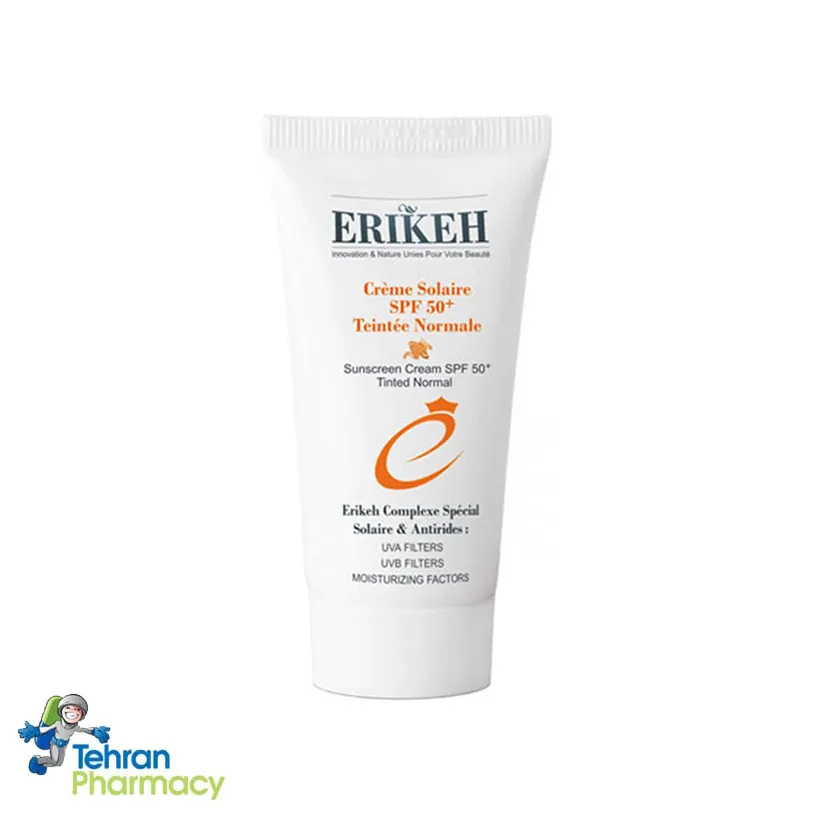 کرم ضدآفتاب رنگی پوست نرمال اریکه ERIKEH - SPF50